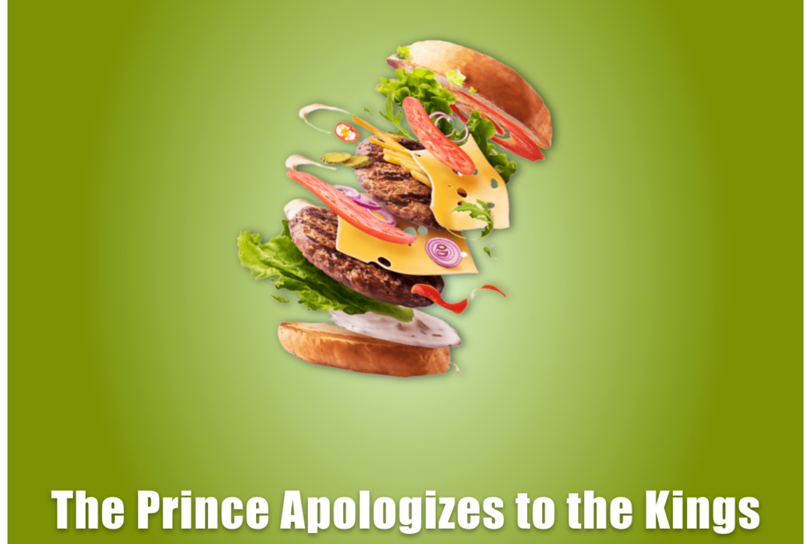 Prince Burger Apology